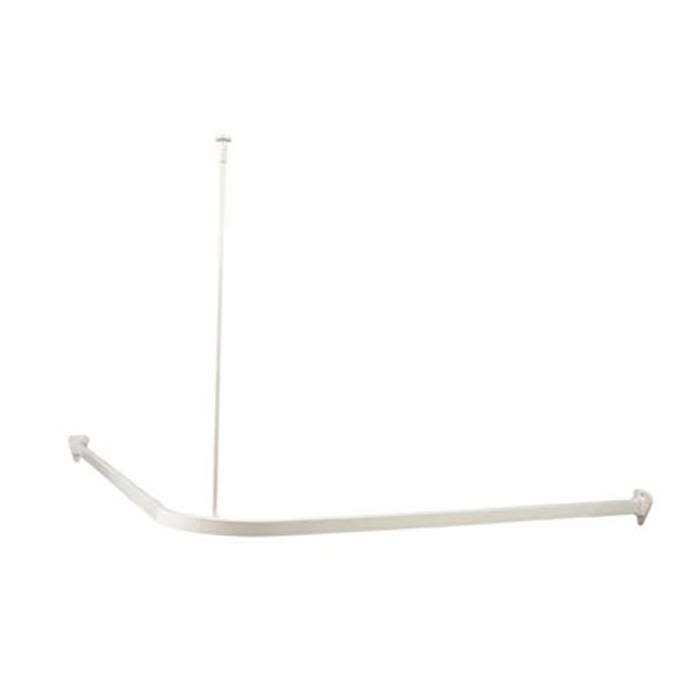 Arrow Safir Duschdraperistång silver, 900 x 900 mm, med takfäste