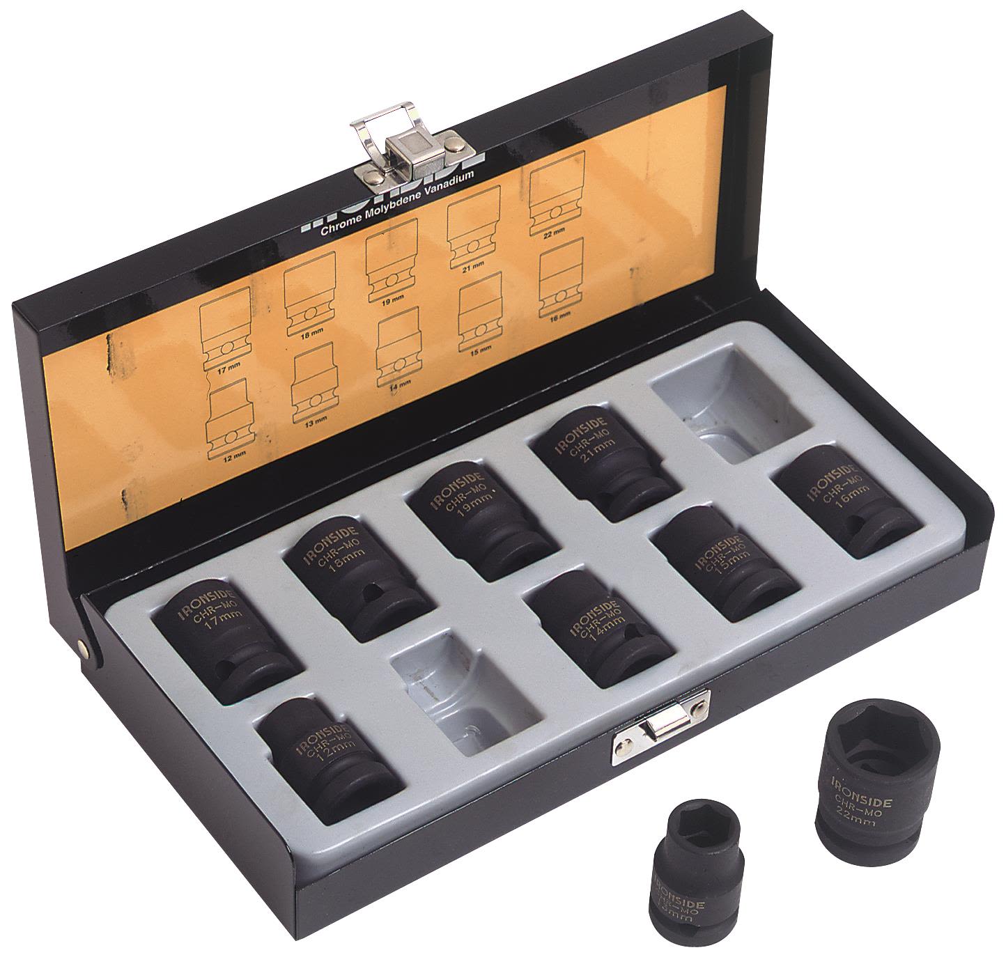 Ironside 116047 Krafthylssats 13 delar, 1/2