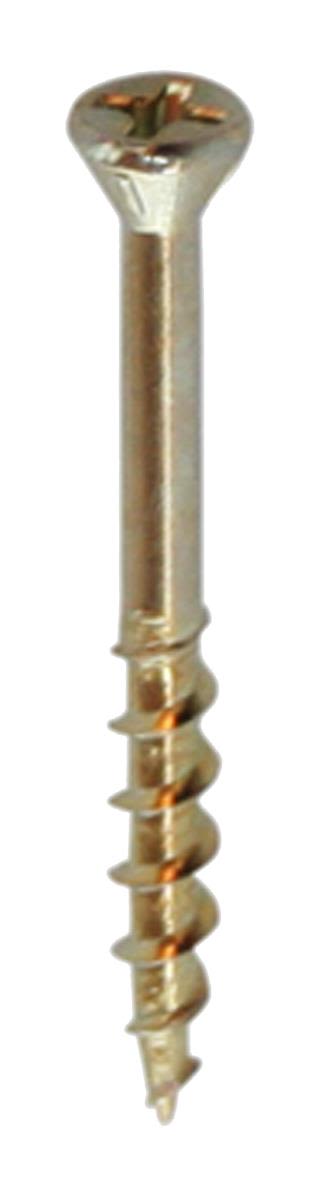 Grabber 104863 Sponplateskrue GULKROM 1000-pakning 4,3 x 28 mm