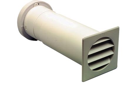 Habo 586 Blockventil för väggtjocklek 260-370 mm