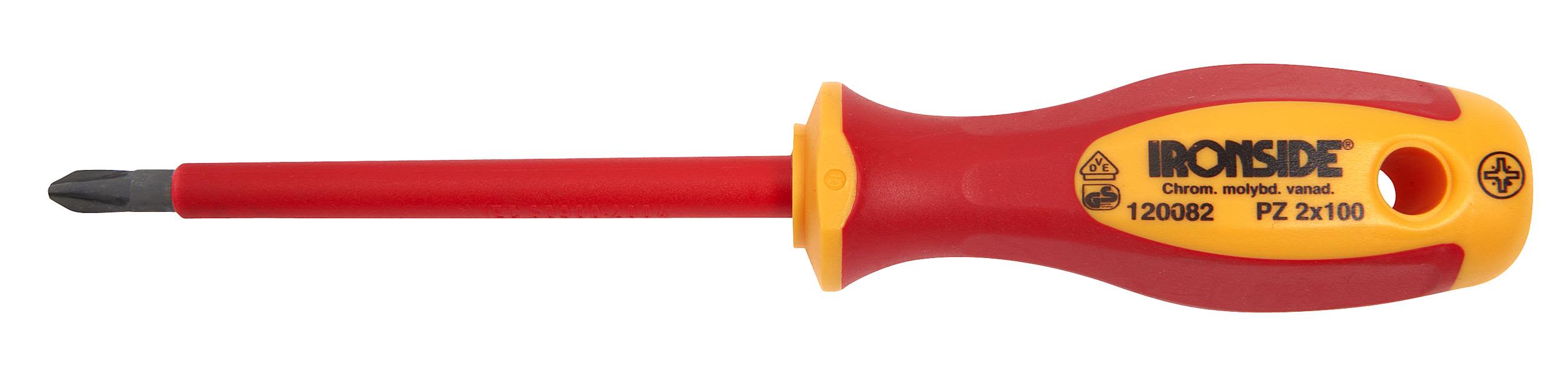 Ironside 120080 Skrutrekker VDE, 1000 V, pozidriv PZ1 x 80 mm