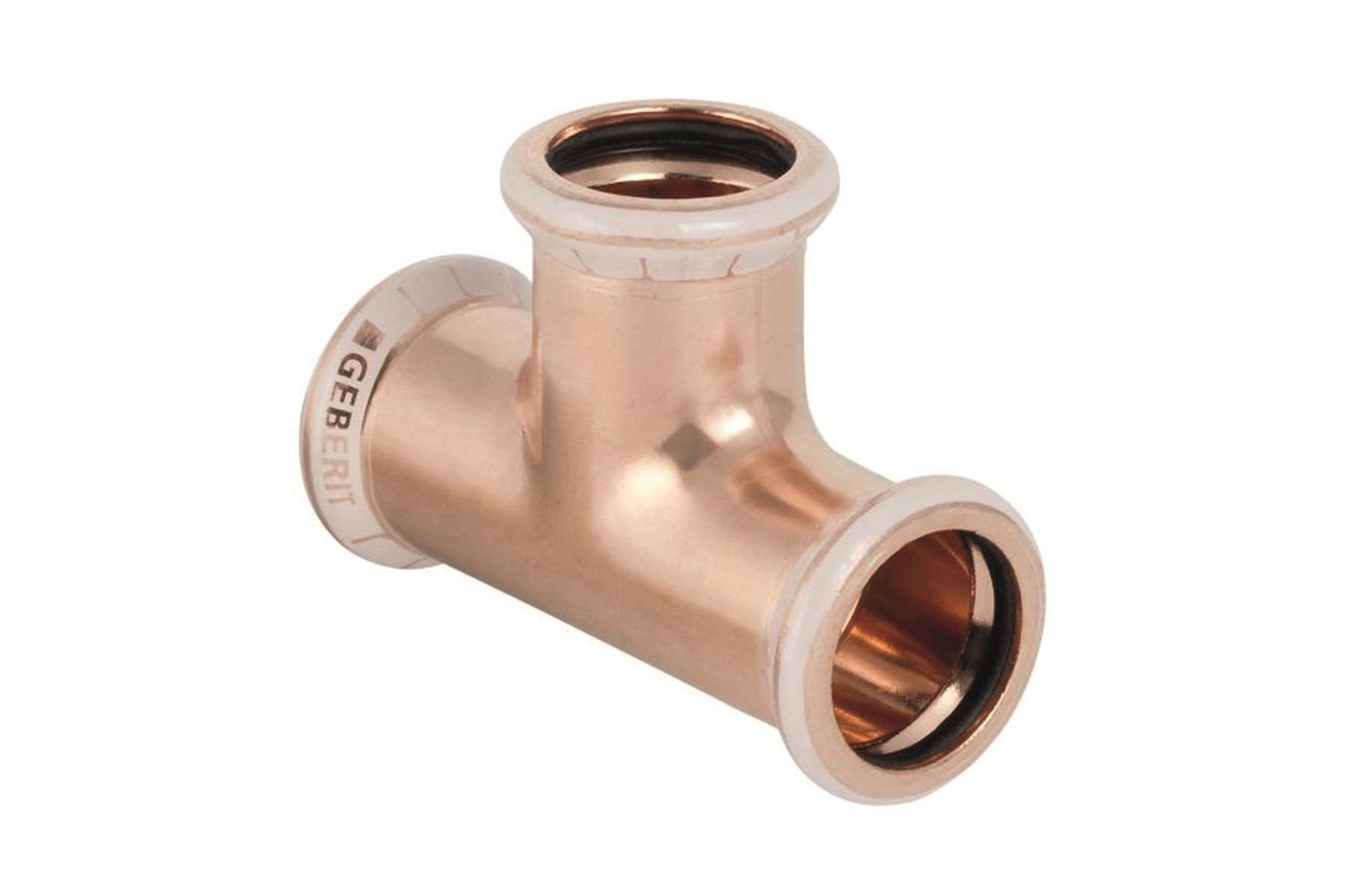 Geberit 1768296 T-rör pressas med M-backar 15 x 15 x 15 mm