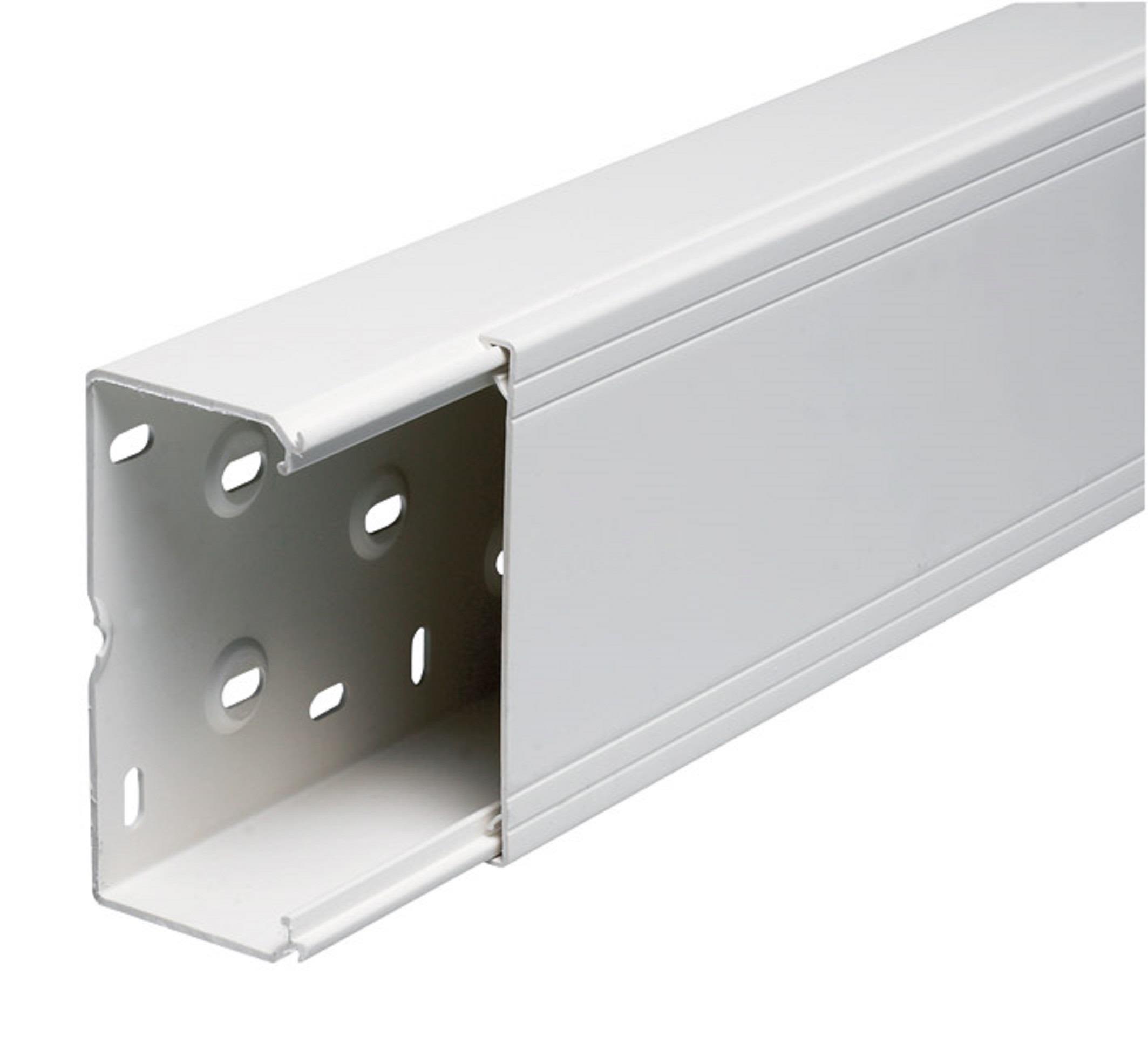 Schneider Electric 5427025 Matarkanal 2,5 m, PVC, vit 80 x 60 mm