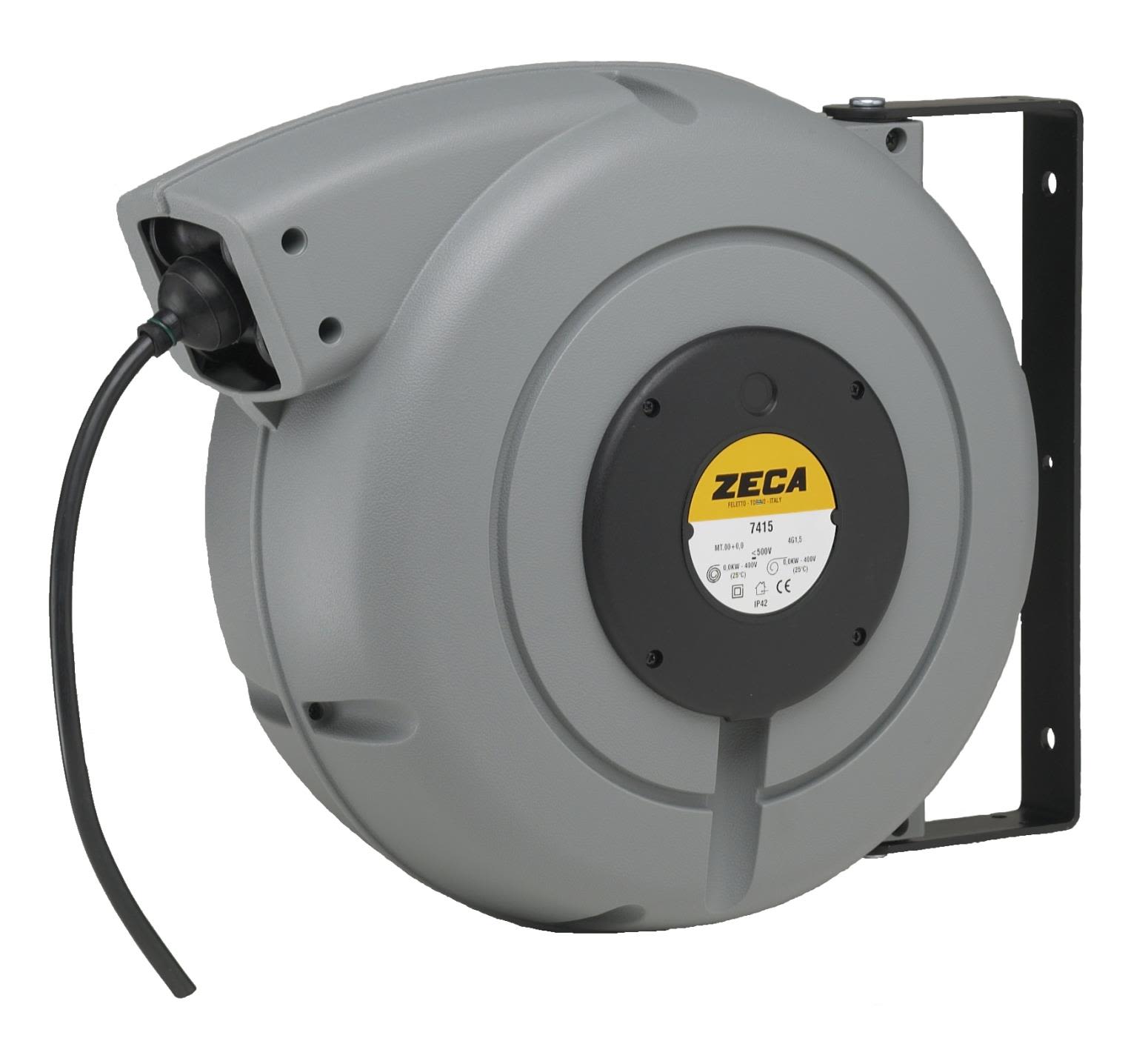 Zeca 7325 RNF Kabelvinda återfjädrande 19 meter kabel
