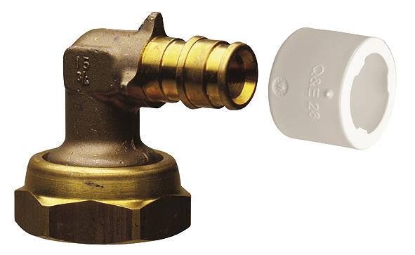 Uponor 1870241 Vinkelkoppling 90°, med löpande mutter 20 x 18 mm