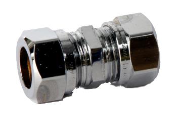 Vatette FG031080020 Klämringskoppling rak, förkromad 18 mm
