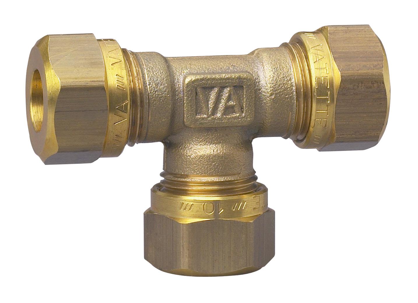 Vatette FG0371151 T-kobling 90°, redusert 22 x 22 x 15 mm