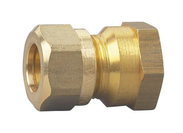 Vatette FG0330536 Klämringskoppling rak, inv gänga 15 mm x G20