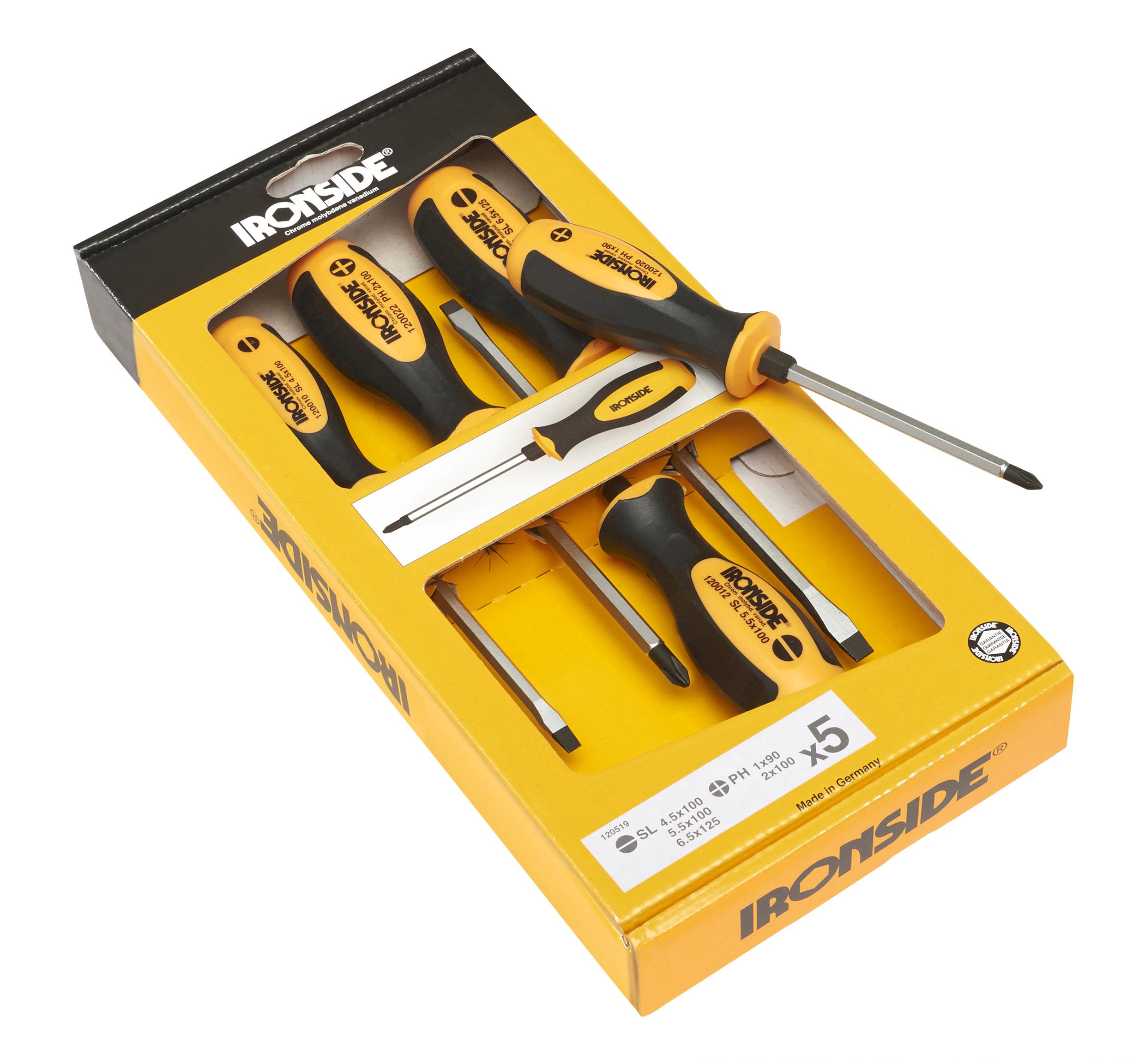 Ironside 120519 Skrutrekkersett 5 deler