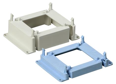 ABB AS27 Dosfäste vit, 25 mm