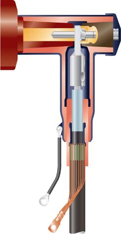 TE Connectivity RSTI Kabelanslutning 1 ledare RSTI-5854-SE01, 21.2-34.6 mm