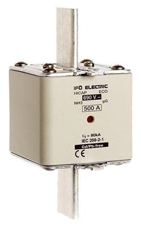 Ifö Electric Eco gG Knivsäkring 500V, strl 3 400A