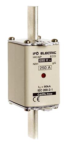 Ifö Electric Eco gG Knivsäkring 500V, strl 1 200A, 3-pack