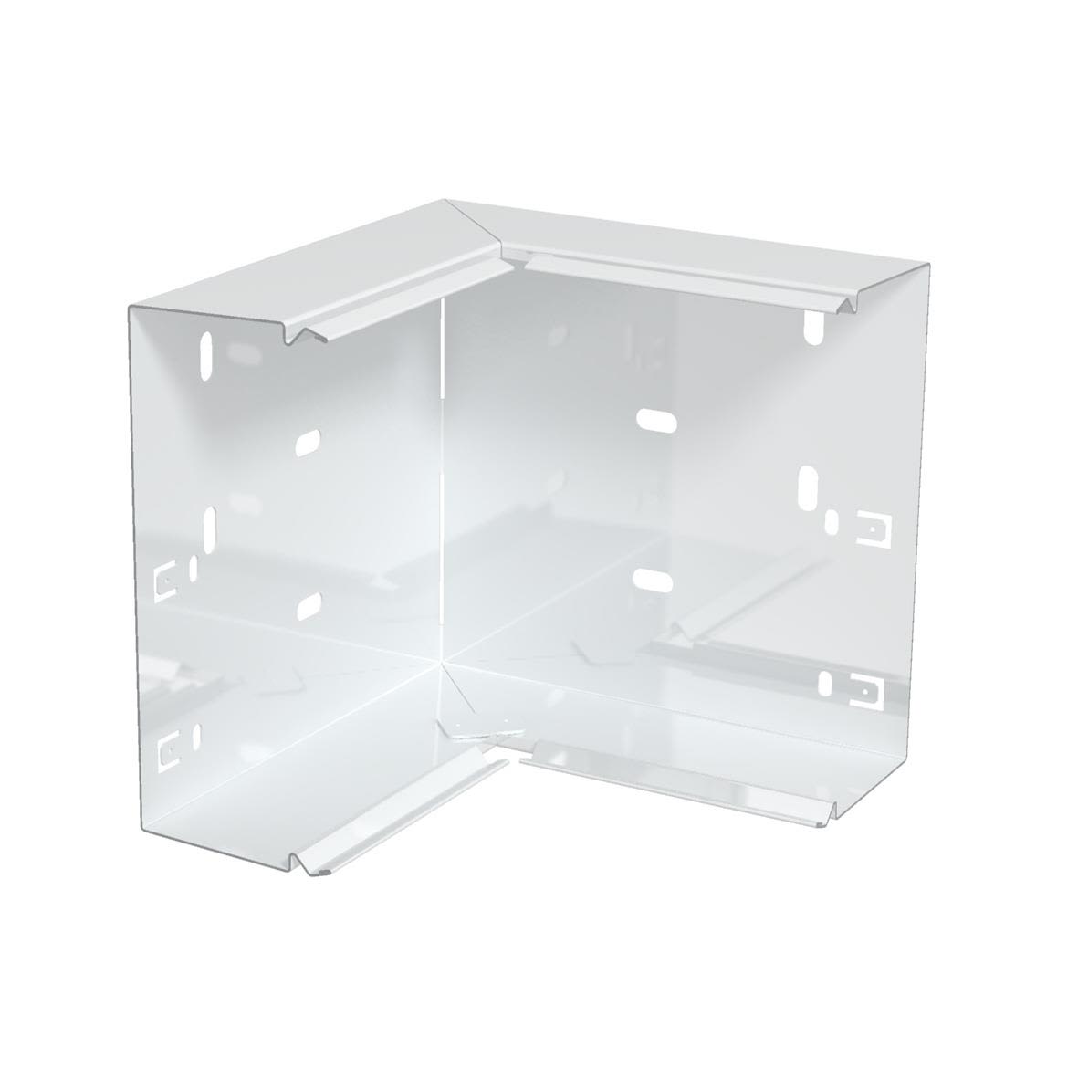 Obo Bettermann 6249647 Innerhörn elförzinkad, polarvit 150 x 60 mm