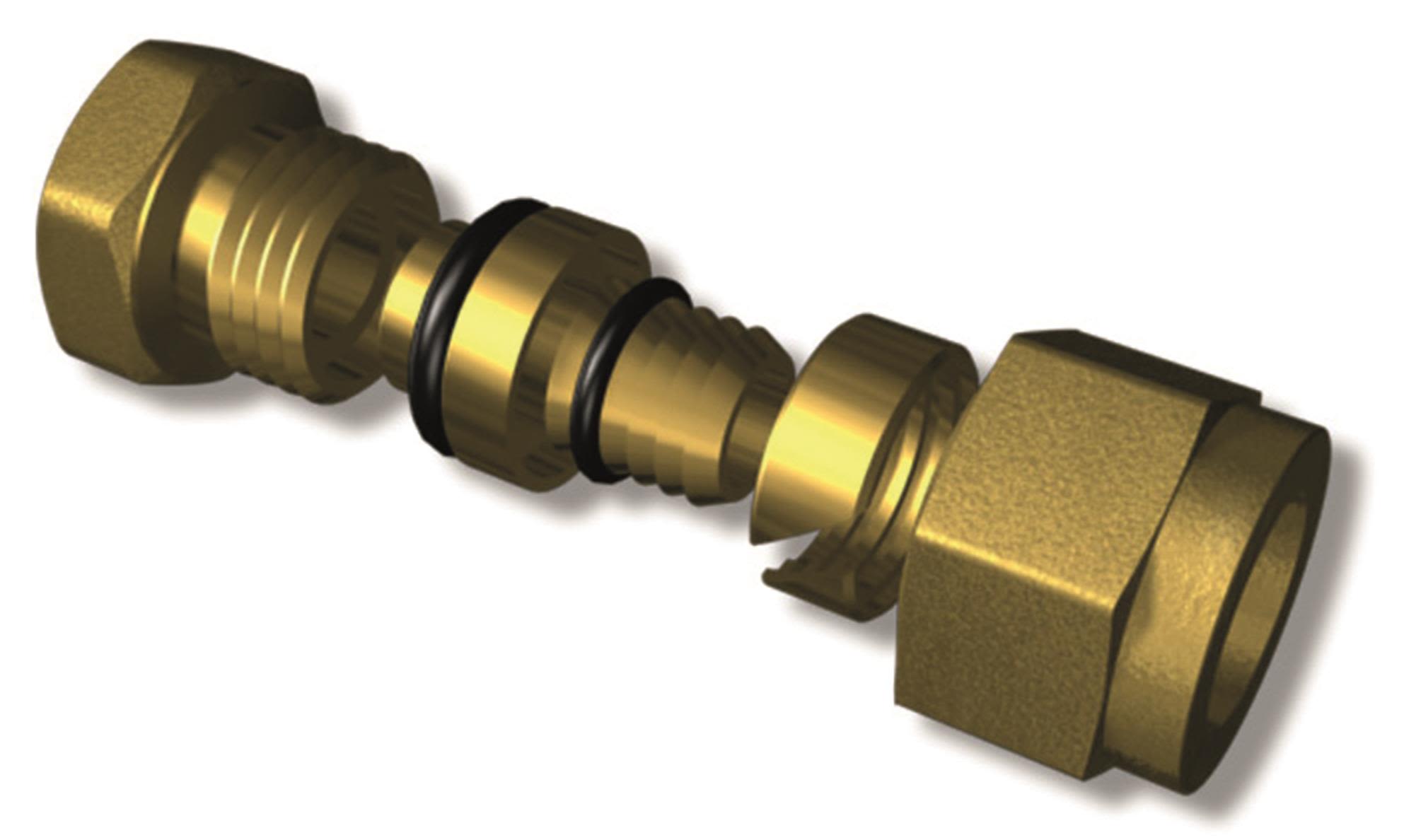 LK Systems 2417464 Koppling 16 mm x G15 Utvändig gänga