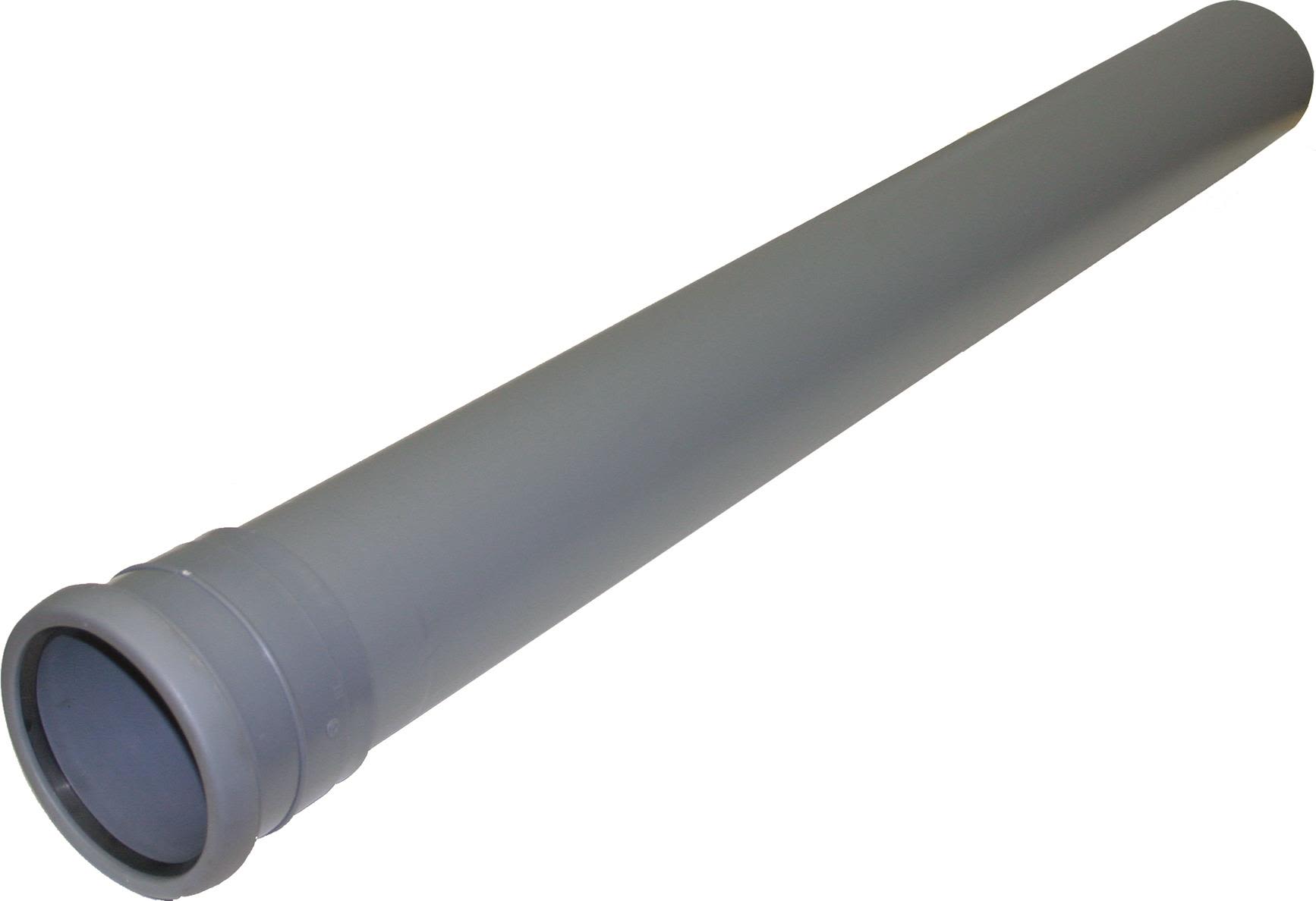 Pipelife 070062 Avloppsrör med 1 muff 110 x 500 mm