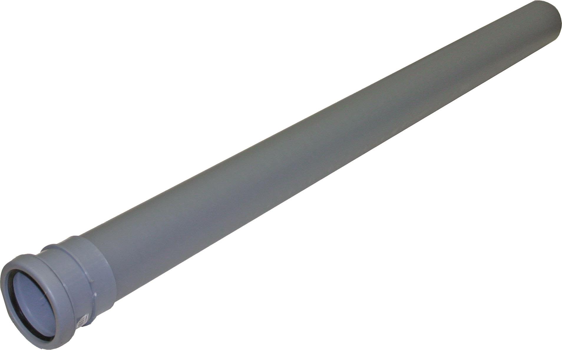 Pipelife 070047 Avloppsrör med 1 muff 75 x 3000 mm