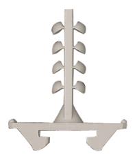 Castor ESD 45 Stripsfäste grå 45 mm, 100-pack