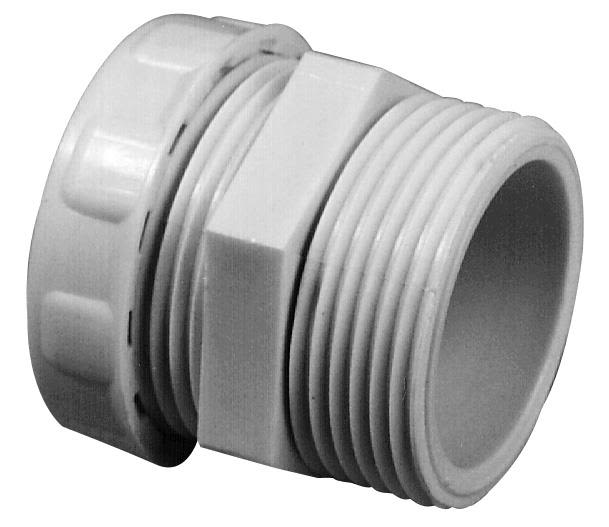 Faluplast 2910106 Övergångskoppling 32 x 32 mm, utv. gänga