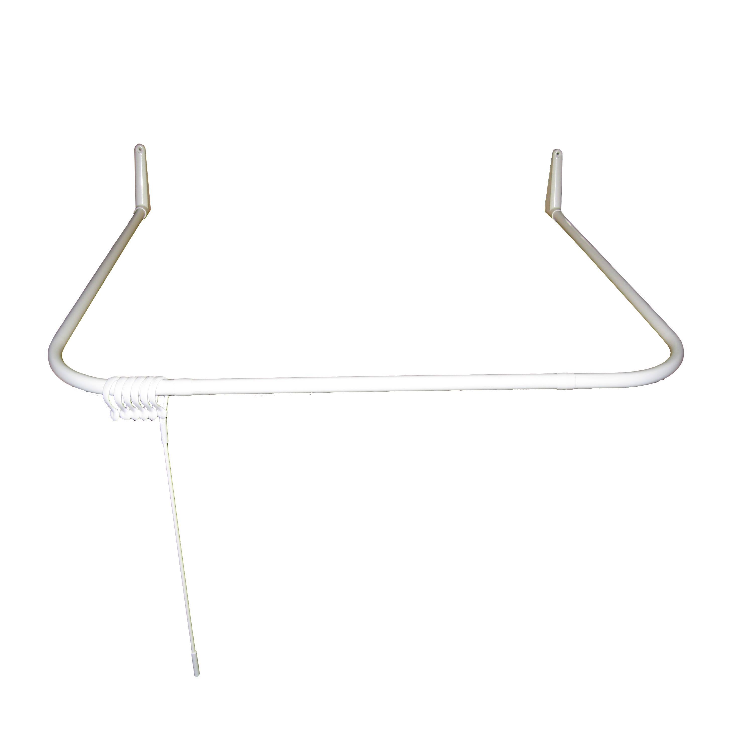 Erics Industrier 121 Duschdraperistång 95 x 85 mm, U-form
