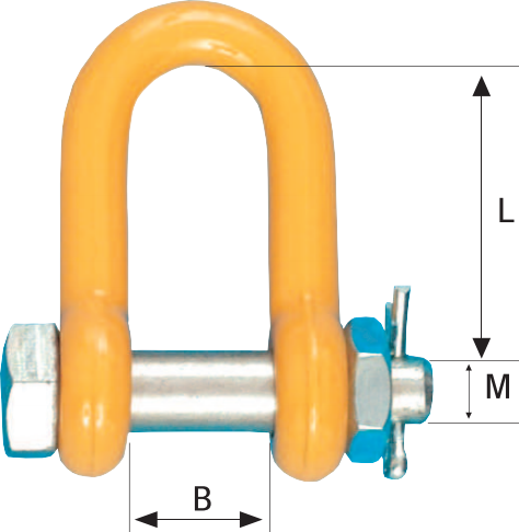 Gunnebo Z100706 Schackel Ø8 mm, 2T