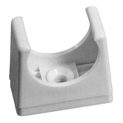 Purus 3812924 Rörklammer med våtrumstätning, vit 40 mm