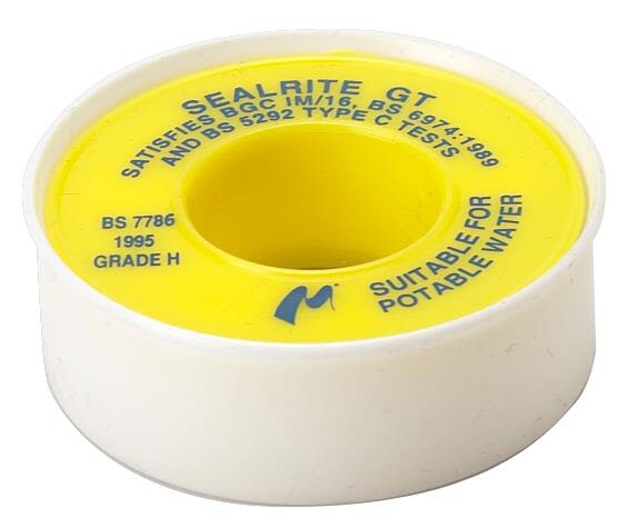 Unipak Sealrite GT Gängtape 5 m bredd 19 mm