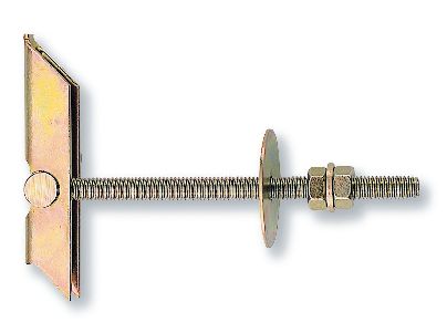 Fischer 80185 Skivankare med skruv KD6, M6x100 mm, 25-pack