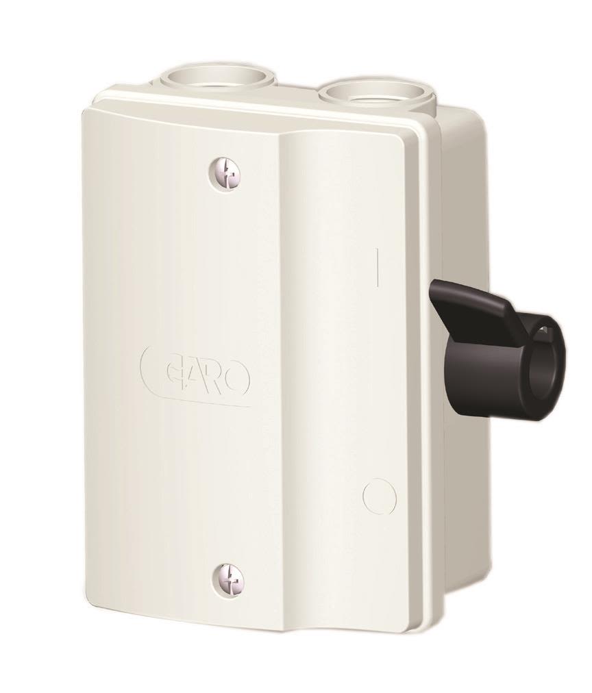 Garo 3155003 Strömbrytare vit, 16A 3-pol
