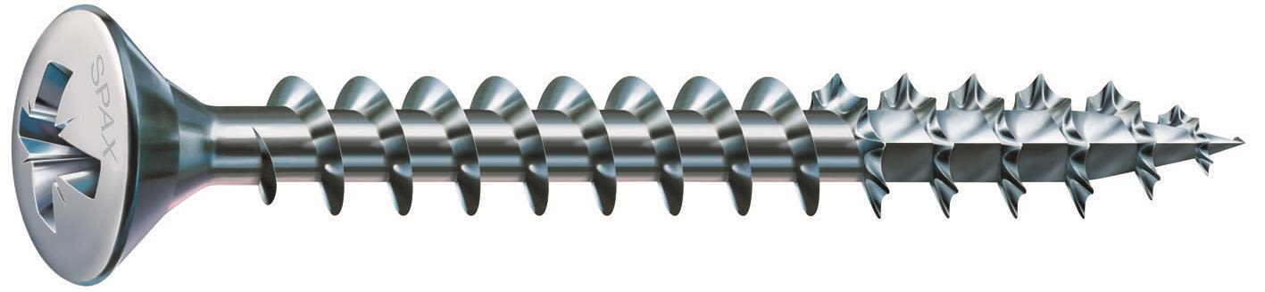 SPAX 0241010350255 Treskrue TKFX, FZB ETA-12/0114 3,5 x 25 mm, 1000-pakk