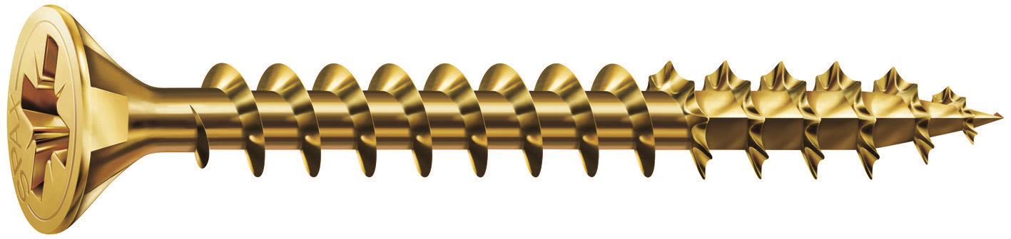 SPAX 1081020350403 Treskrue TFX, FZY ETA-12/0114, 200-pakk 3,5 x 40 mm