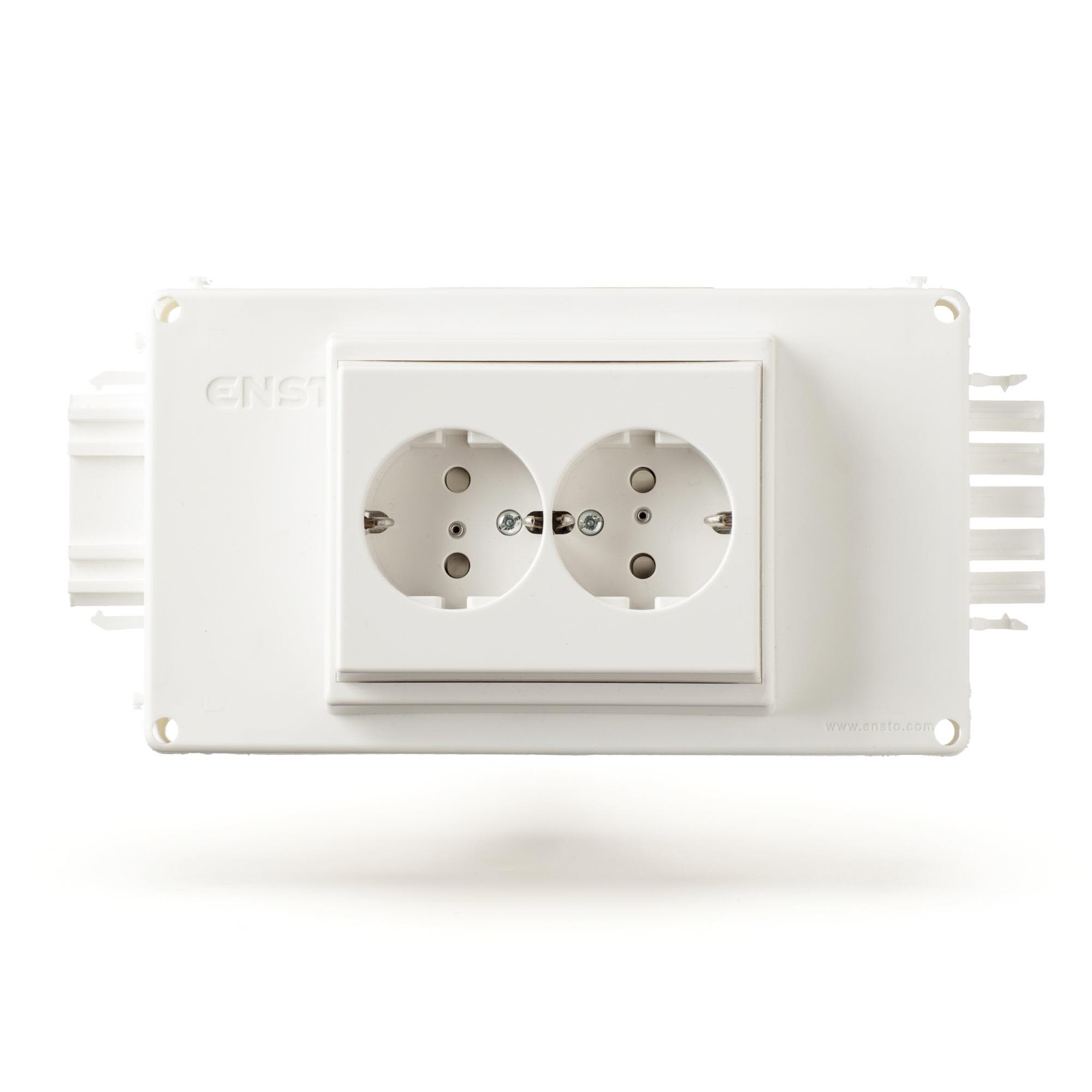 Ensto NAP504 Uttagsbox för monteringsplatta