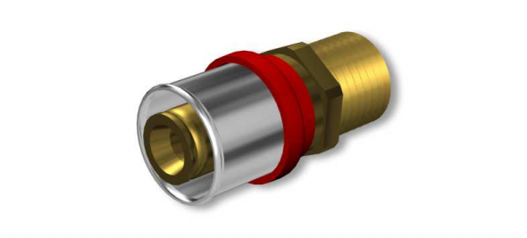 LK Systems 2417042 Presskoppling rak, utv. gänga