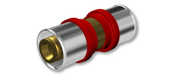 LK Systems 2417052 Presskoppling rak, 25 x 35 mm