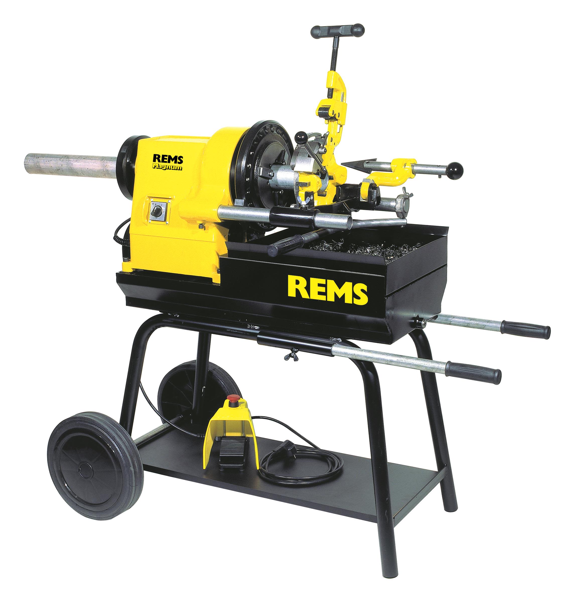 REMS Magnum 2010 T Gängmaskin gänghuvuden R 1/2-2