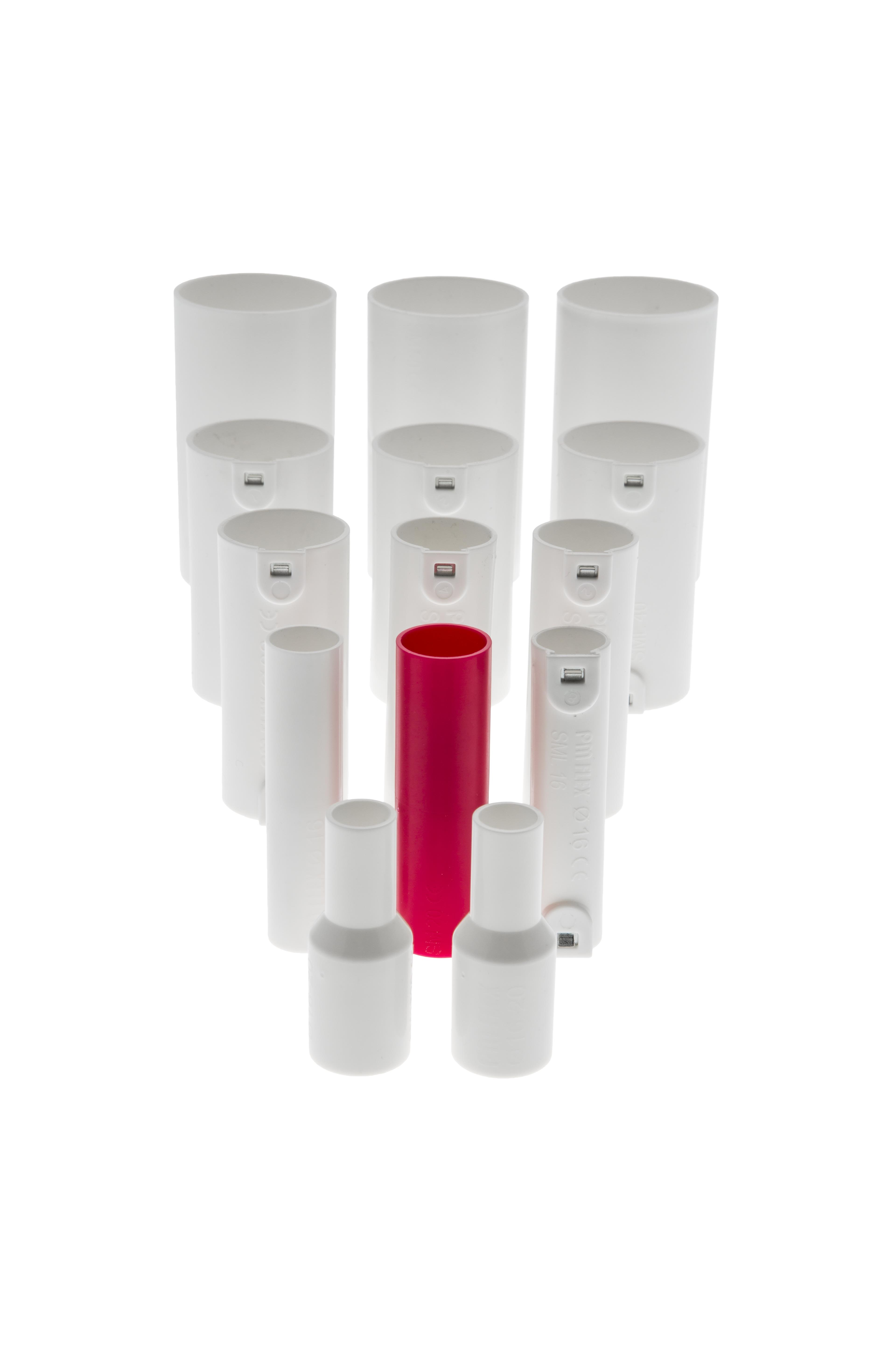 PM FLEX 1400658 Skarvmuff röd, halogenfri, 50-pack 16 mm