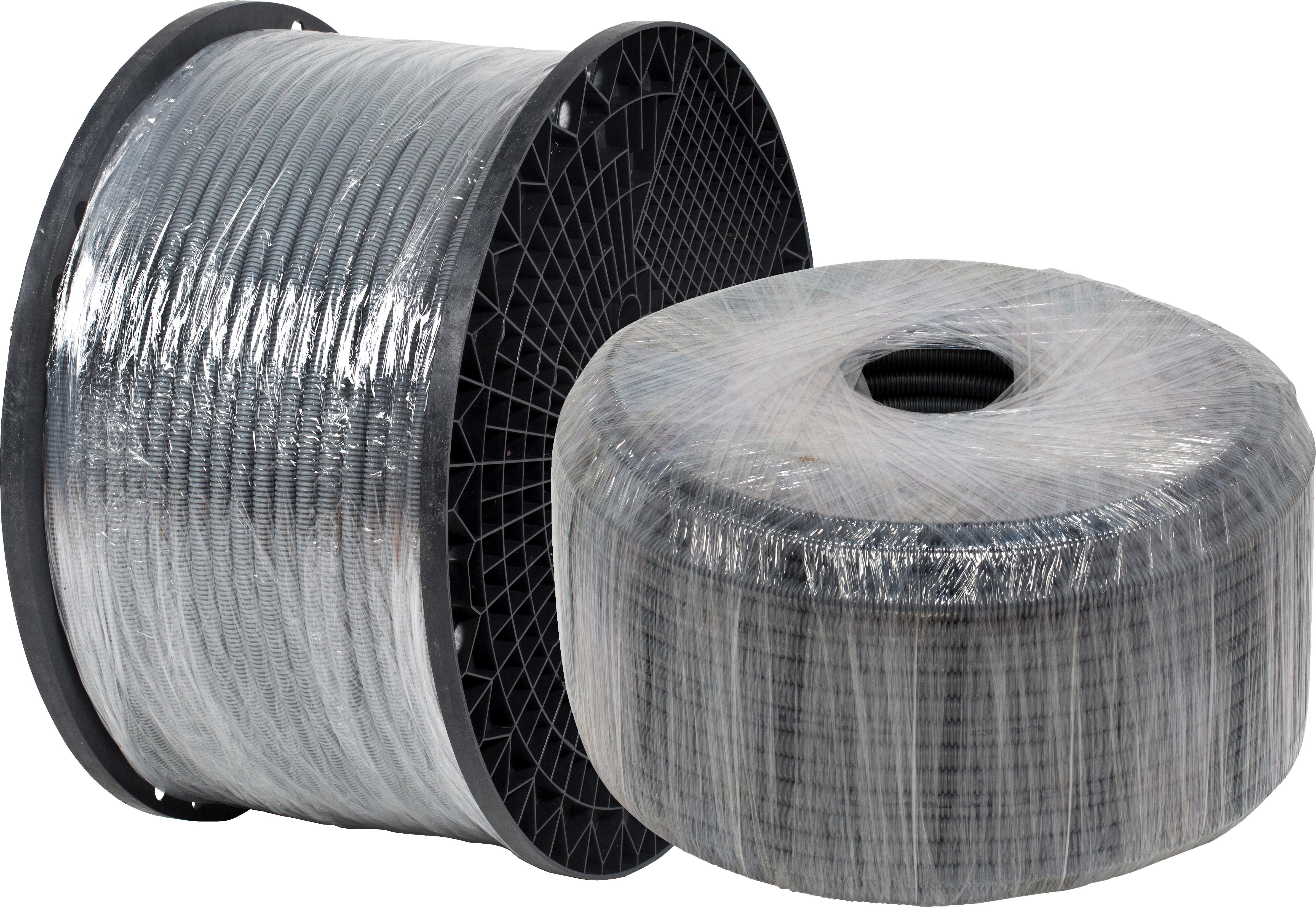 Pipelife FQ PowerFlex Kabel forhåndslagt, tvinnet 20 mm x 250 m, 5G 2,5 mm²
