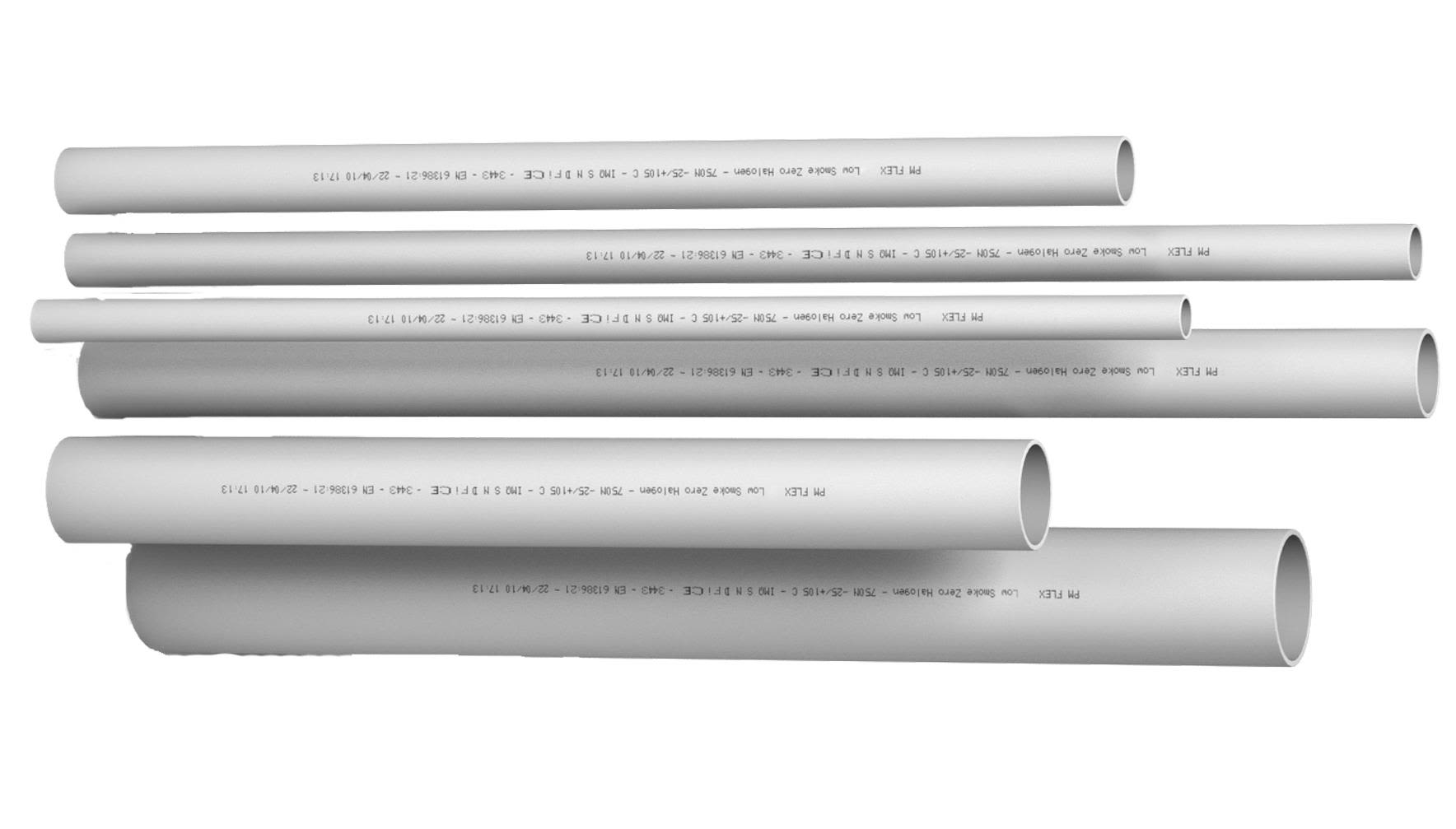 PM FLEX 1416755 Installationsrör halogenfri, böjbar 3 m, 32 mm