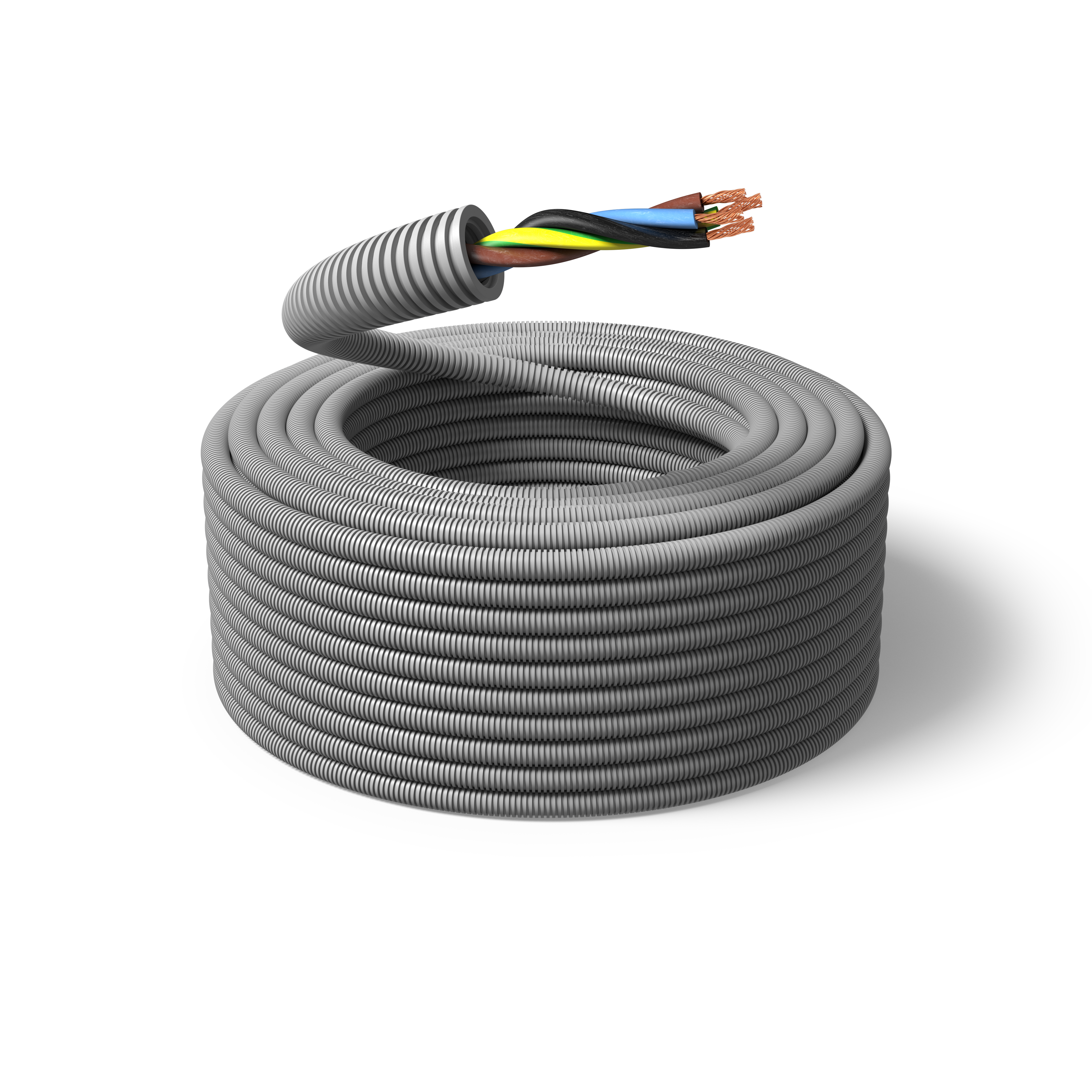 PM FLEX FQ Installasjonskabel forhåndslagt, 100 m, tvunnet 4G 1,5 mm², ytre Ø 16 mm