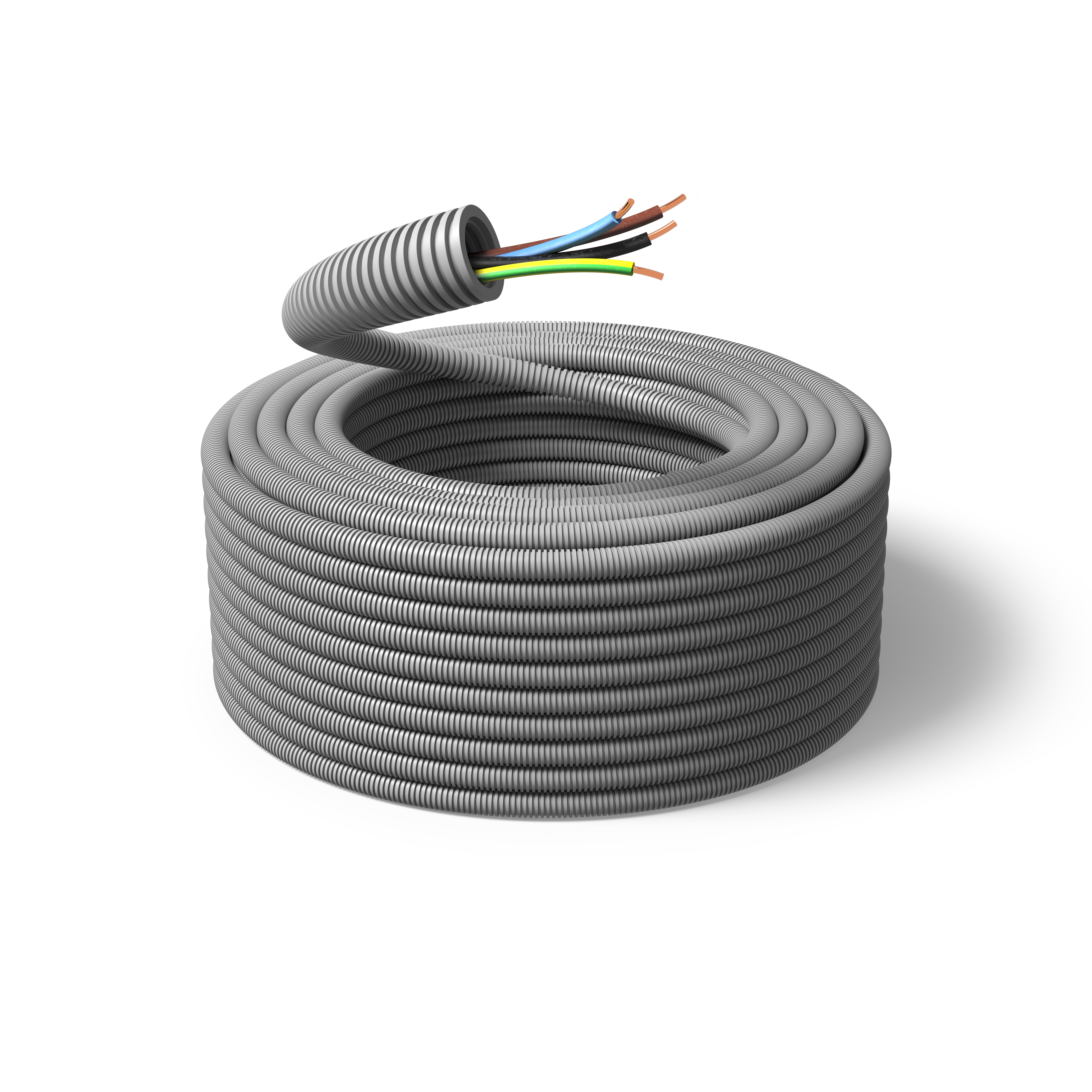 PM FLEX EQ Kabel forhåndslagt, 100 m 4G 1,5 mm², ytre Ø 16 mm