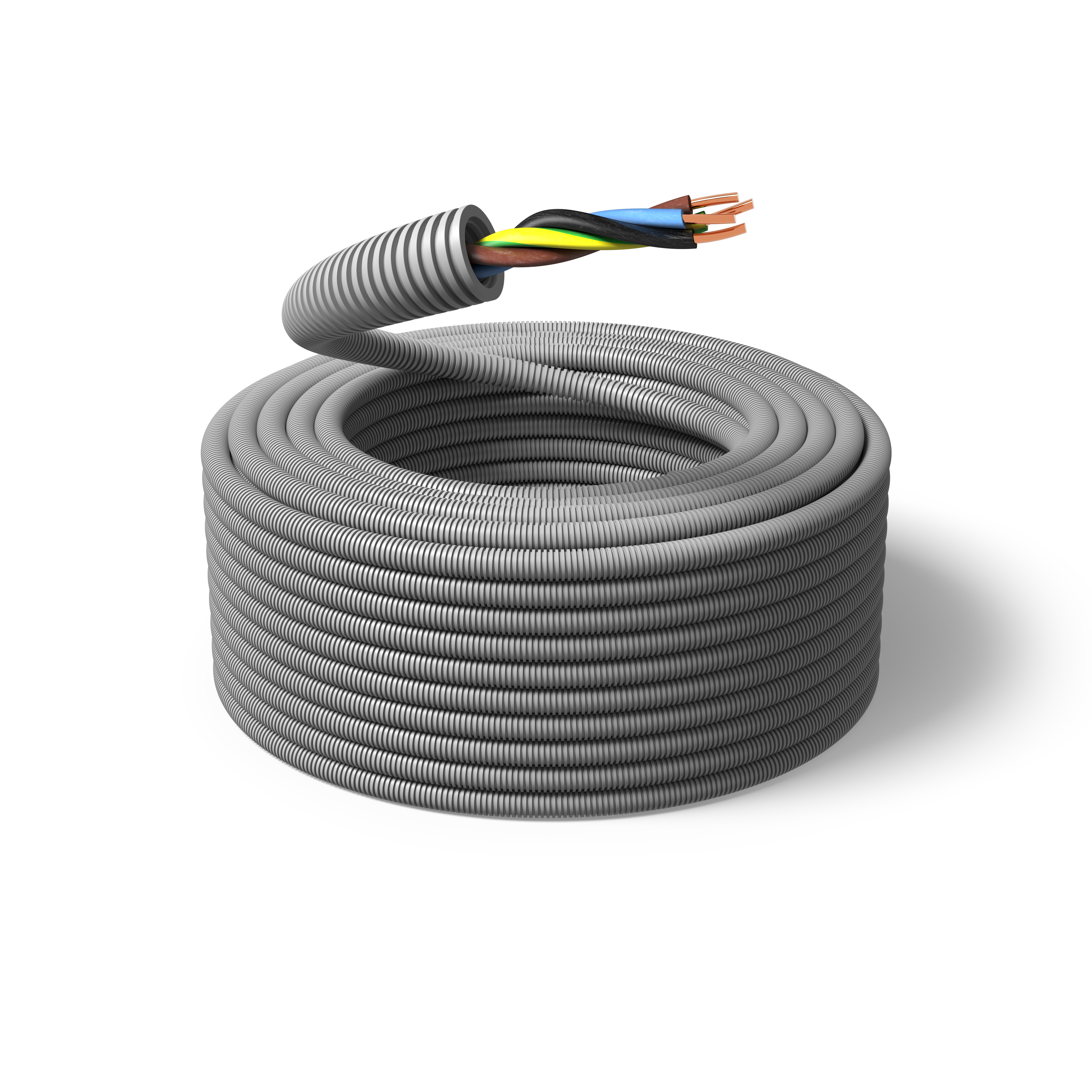 PM FLEX EQ Kabel forhåndslagt, 100 m, tvunnet 4G 1,5 mm², ytre Ø 16 mm