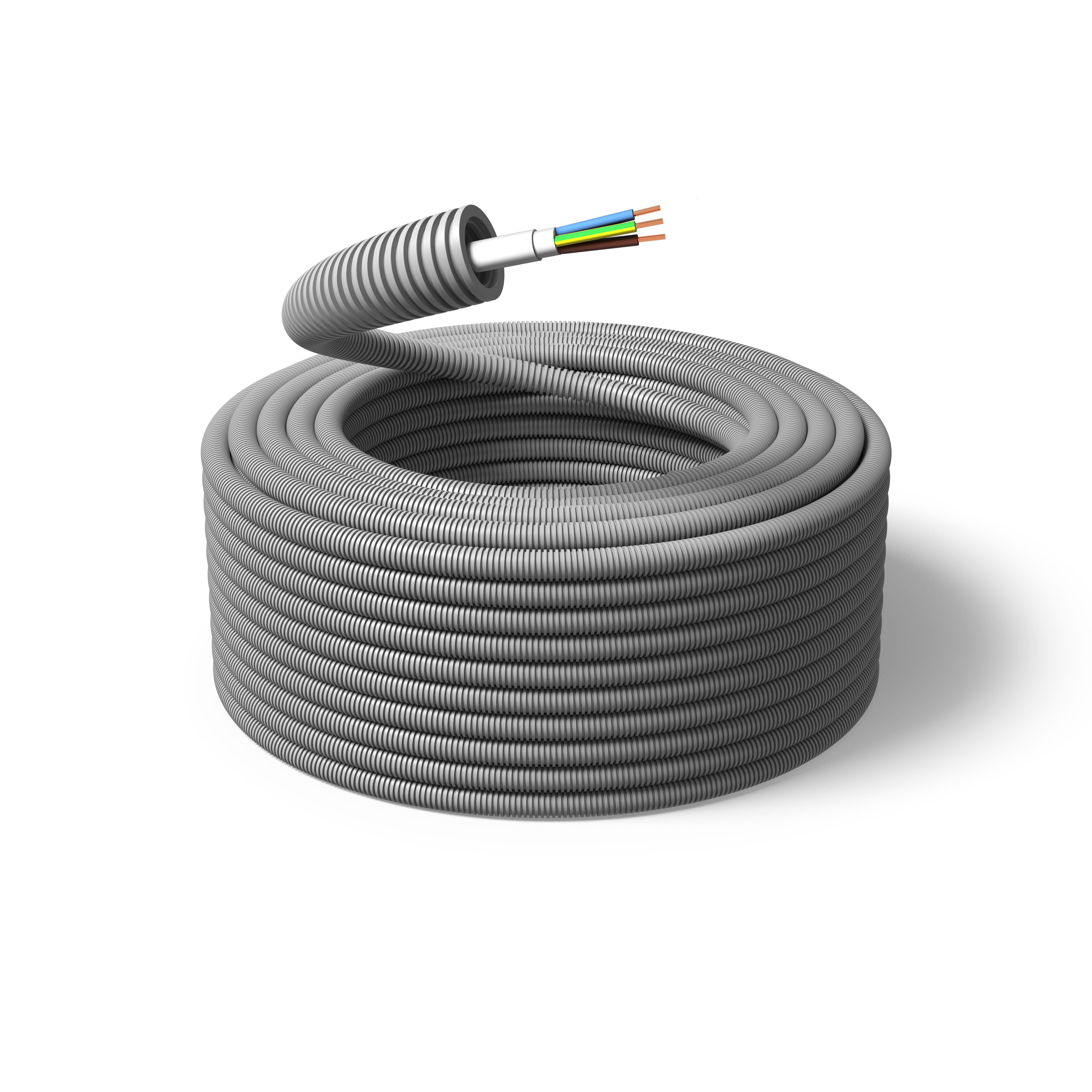 PM FLEX EXQ Installasjonskabel forhåndslagt, 16 mm x 100 m, 3G 1,5 mm²