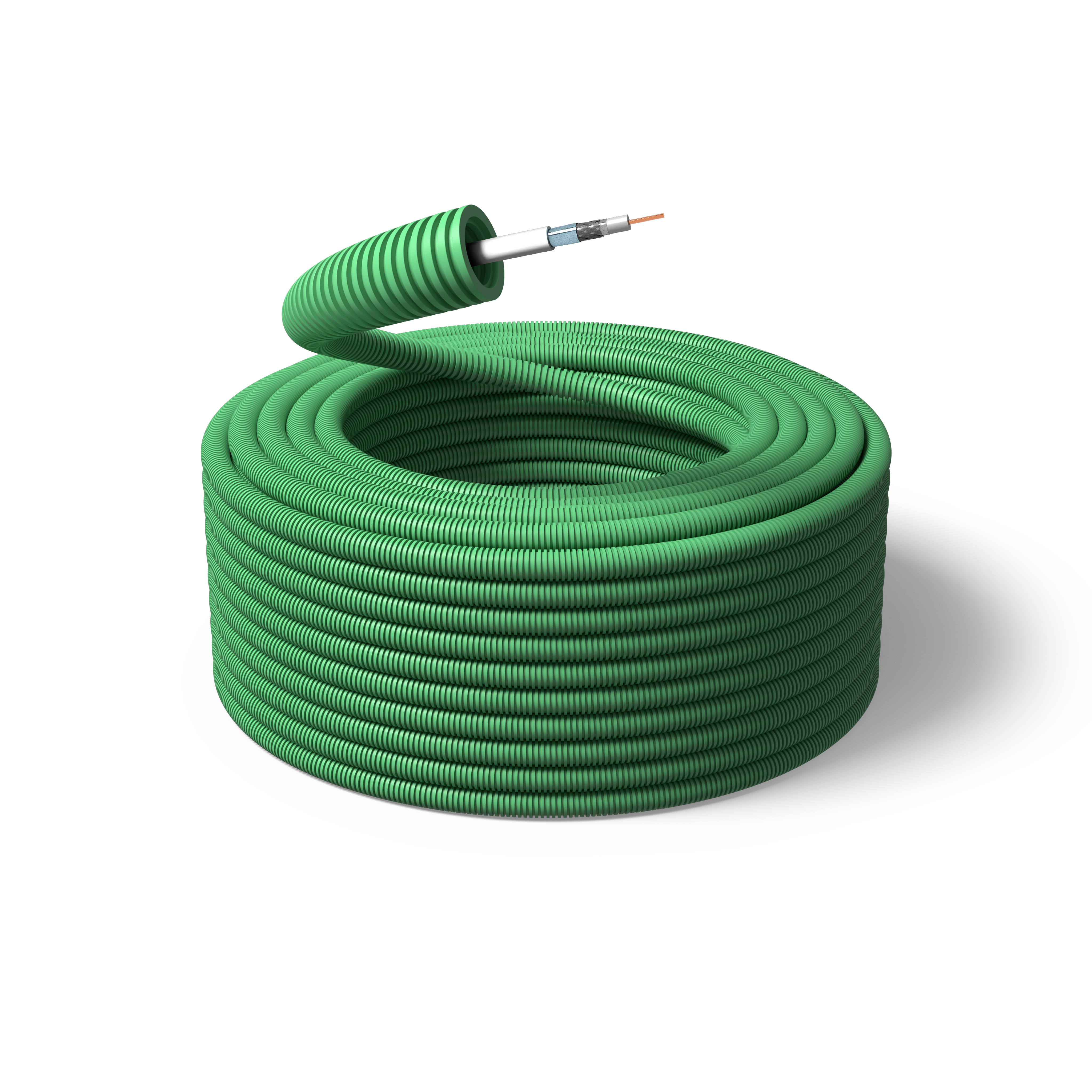 PM FLEX RG6T Koaxialkabel fördragen, 16 mm x 100 m, 1xRG6