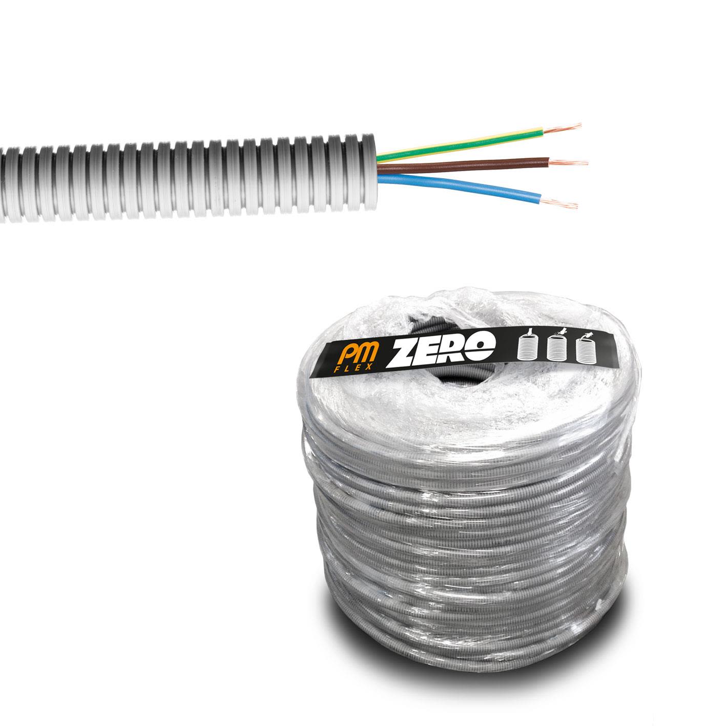 PM FLEX FQ ZERO Kabel forhåndslagt, 16 mm x 100 m 3G 1,5 mm²