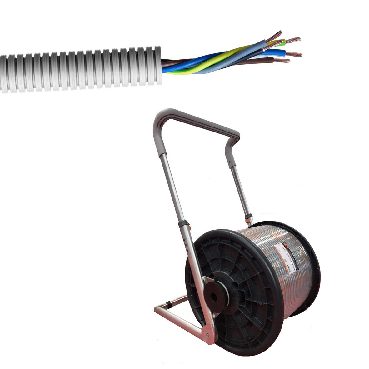 PM FLEX FQ  Kabel forhåndslagt, tvinnet 5G 1,5 mm², 300 m
