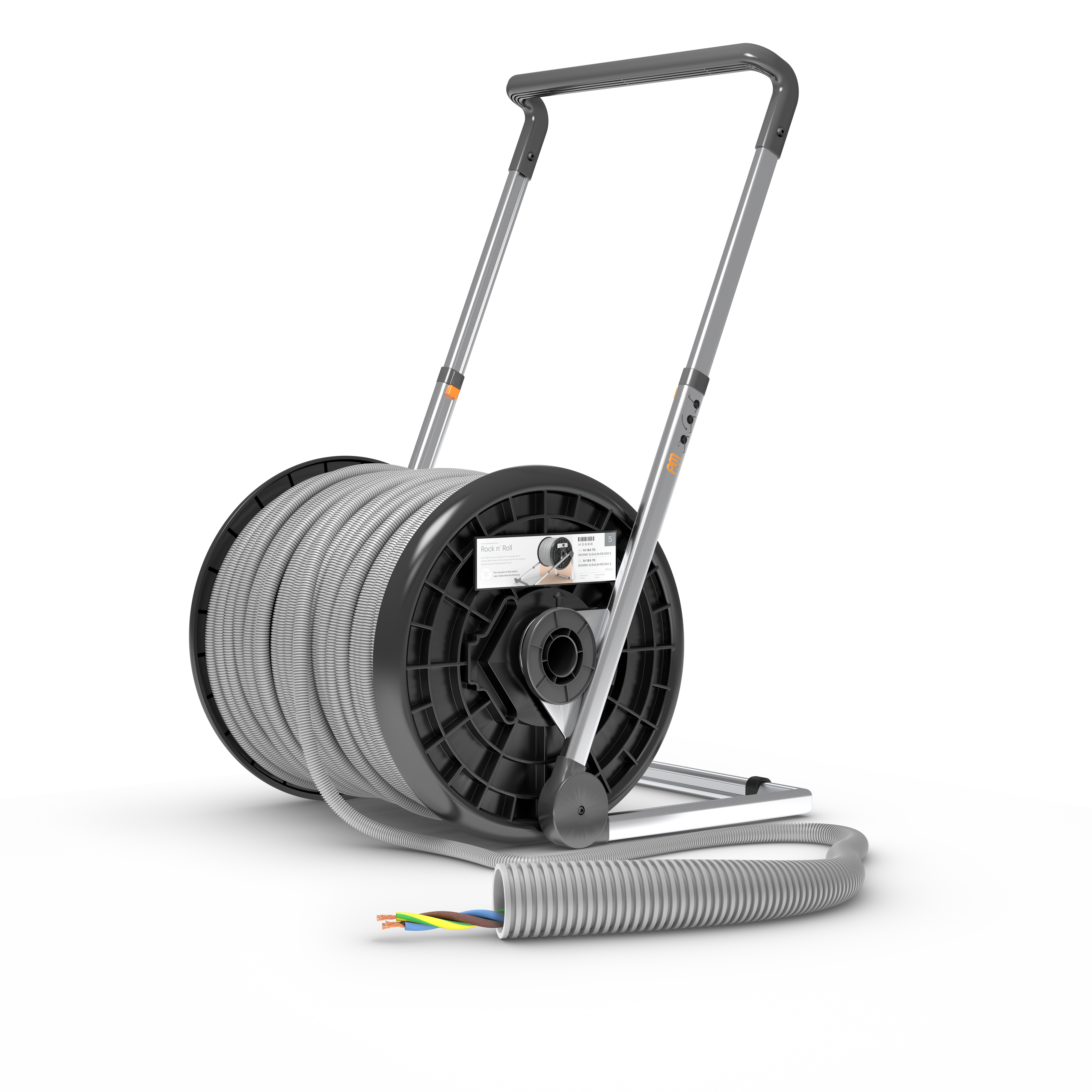PM FLEX FQ  Kabel forhåndslagt, tvinnet 3G 2,5 mm², 300 m