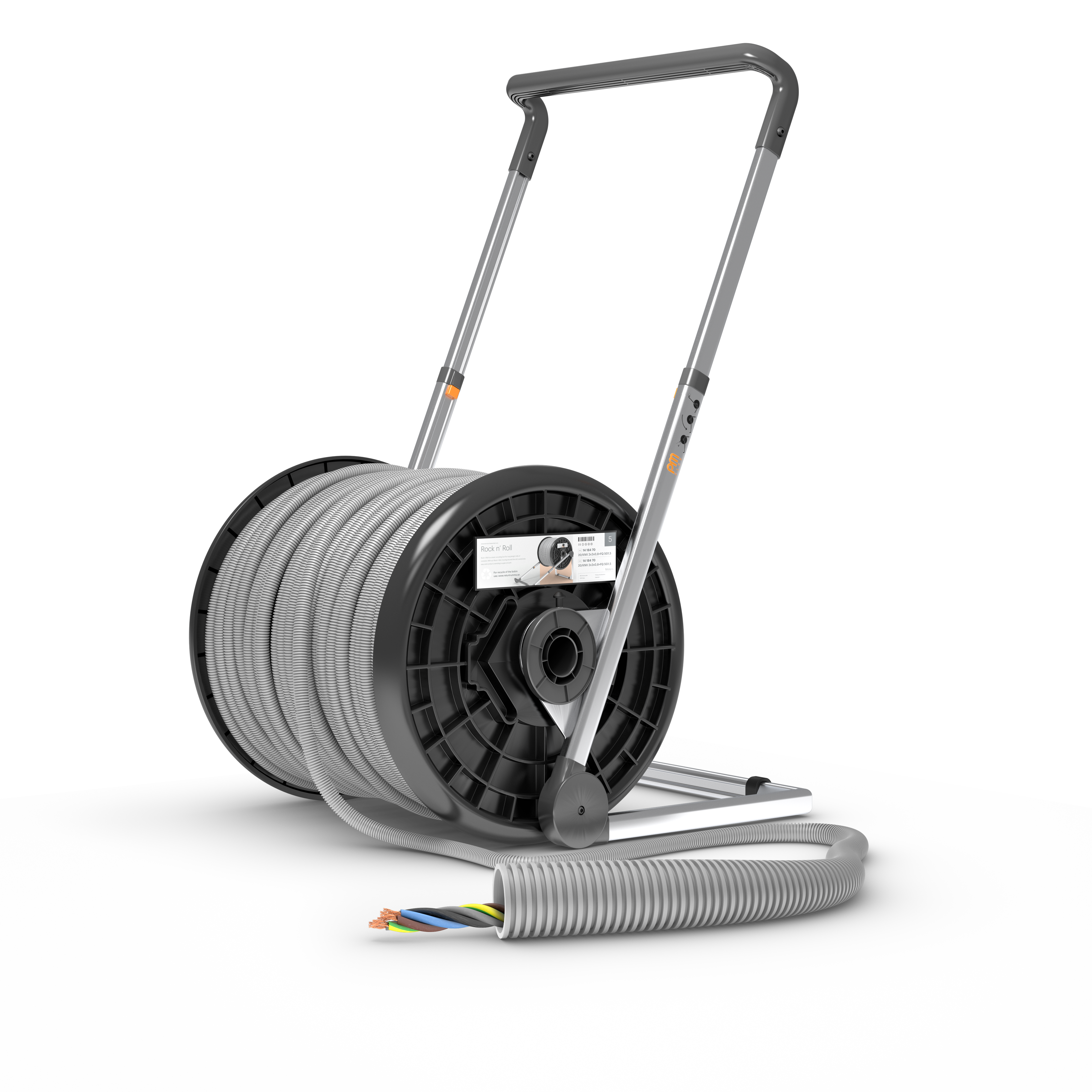 PM FLEX FQ  Kabel fördragen, tvinnad 5G2.5 mm², 200 m