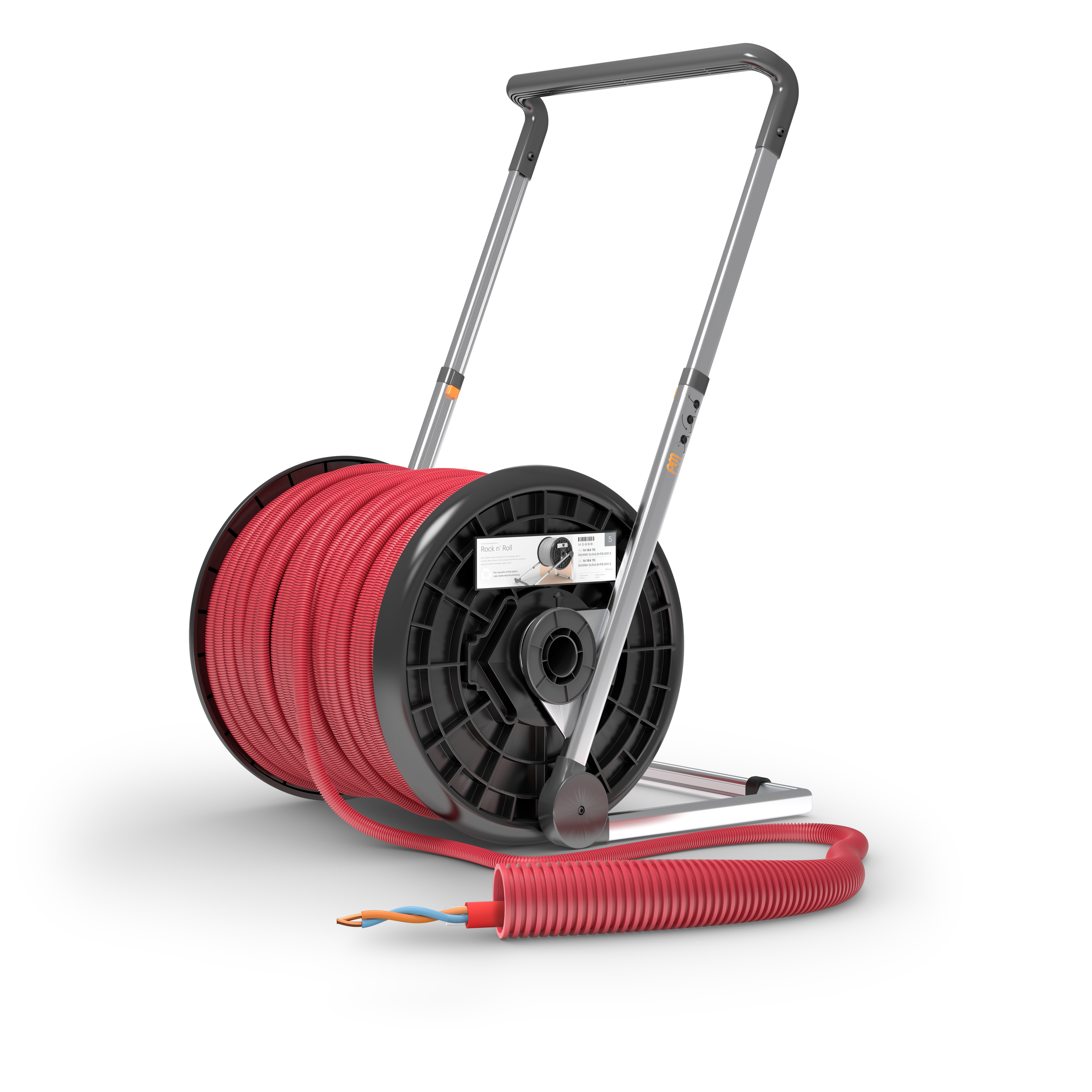 PM FLEX ELQYB Kabel 16 mm x 300 m, 2 x 1 mm², K6-modell
