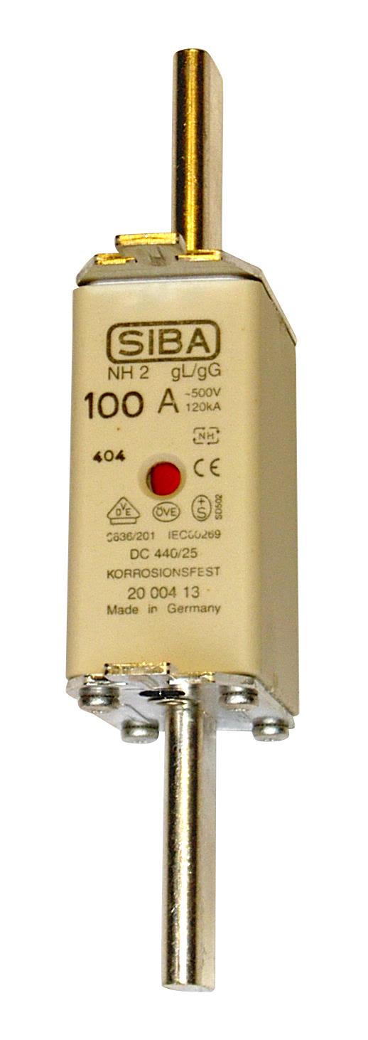SIBA 2000413.400 Knivsäkring NH2, gL/gG 400 A, 3-pack