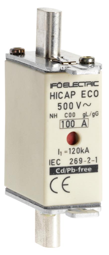 Ifö Electric Eco gG Knivsäkring 500V, strl 000 20A, 3-pack